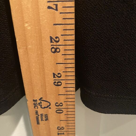 Torrid Studio Crepe Women’s Plus 3X Sz 22/24 Black Ruched Lace Sleeve Witchy - Picture 8 of 10